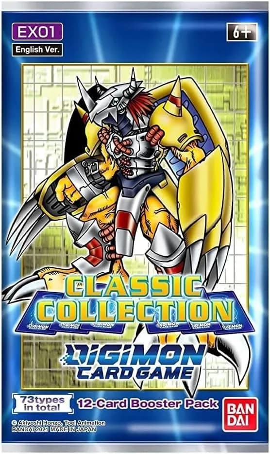 BANDAI Digimon Card Game EX-01 Classic Collection Box | 24 Booster Packs thumbnail 2