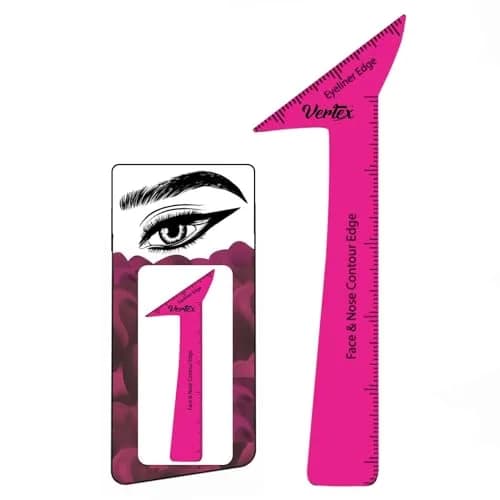 Vertex Eyeliner Stencils & Brushes Set | Precision Wing Tip Tool for Beginners thumbnail 1