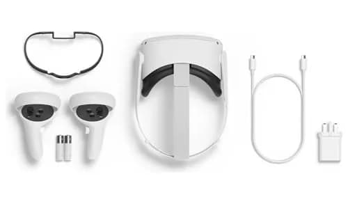 Meta Quest 2 — Advanced VR Headset 128 GB | Wireless, High-Res, 3H Play thumbnail 4