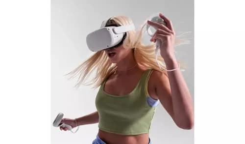 Meta Quest 2 — Advanced VR Headset 128 GB | Wireless, High-Res, 3H Play thumbnail 6