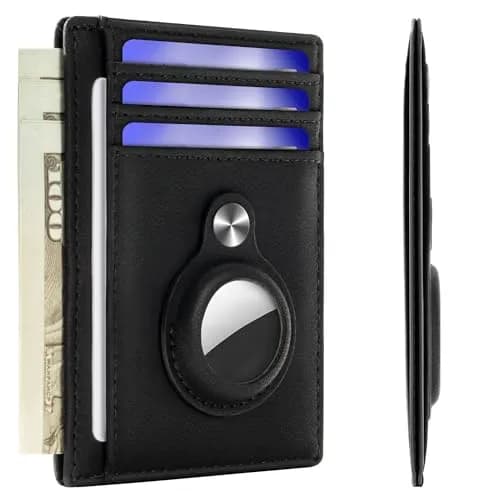 Hawanik Slim Minimalist Front Pocket Air Tag Wallet Thin Card Holder Wallet thumbnail 9