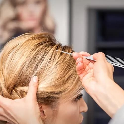 CGBARBER Silver Aluminum Hair Comb Set | 4-Piece Styling & Cutting Comb Kit thumbnail 5