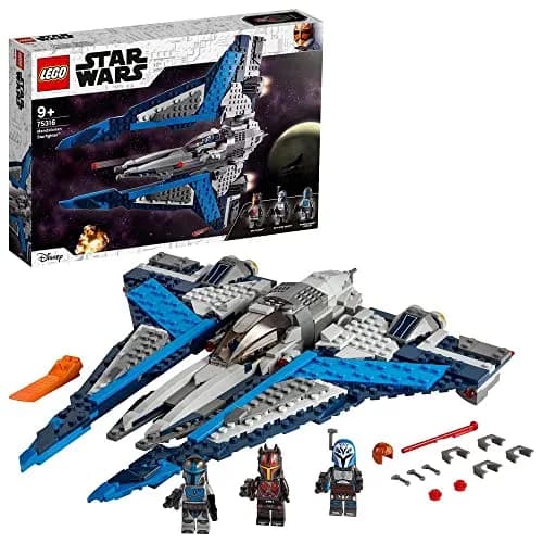 LEGO Star Wars 75316 Mandalorian Starfighter from 9 Years | Fold-out wings, BB-8 Droid, 3 minifigures thumbnail 1