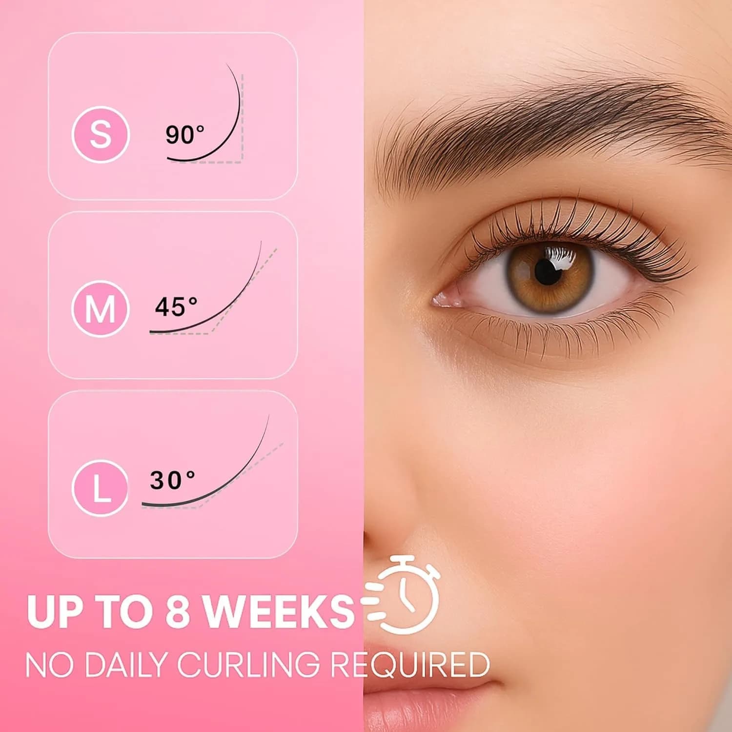 CLIONE PRIME Korean Lash Lift Kit - Blue Eyelash Perm Kit for Eyebrow Lamination & Natural Curl | 5ml Glue, 3 Sizes Rods - view 4