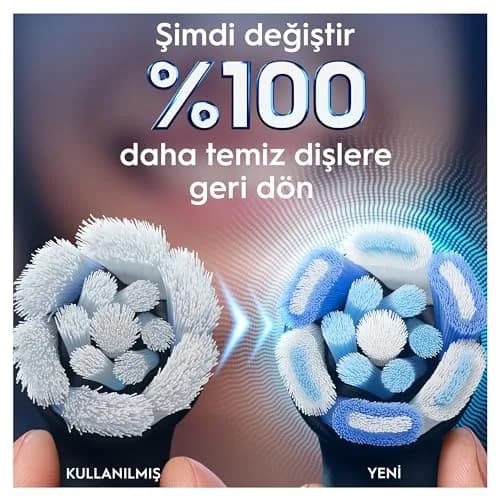 Oral-B Ultimate Clean Replacement Toothbrush Heads Black 6 Count | Deep Cleaning for Oral-B iO Electric Toothbrushes thumbnail 5