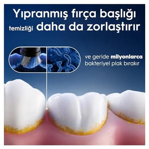 Oral-B Ultimate Clean Replacement Toothbrush Heads Black 6 Count | Deep Cleaning for Oral-B iO Electric Toothbrushes thumbnail 3