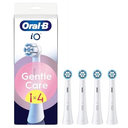 Oral-B iO Series Gentle Care Replacement Brush Heads 4 Count (32g) | Dentist-Recommended for Sensitive Gums thumbnail 1