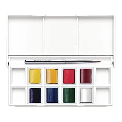 Winsor & Newton Cotman Watercolor Paint Set, 8 Half Pans, Floral Pocket Set | Fine Art Pigments, Transparent Color, Lightfast & Permanent thumbnail 2