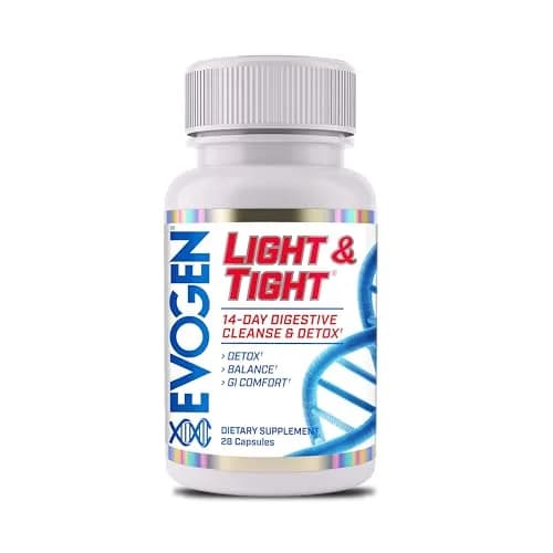 Evogen Light & Tight 14-Day Colon Cleanse & Detox | 28 Capsules for Bloating & Toxins thumbnail 1