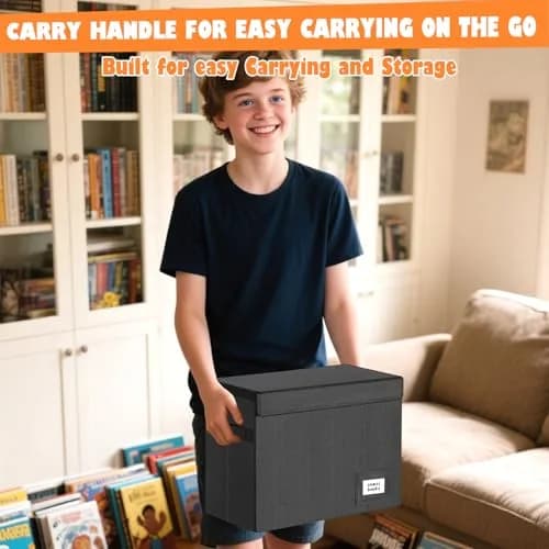 Leffis Comic Book Storage Box 15.5" x 7.5" x 11.3" | Holds 150 Comics, Waterproof, Foldable, Impact Resistant thumbnail 7