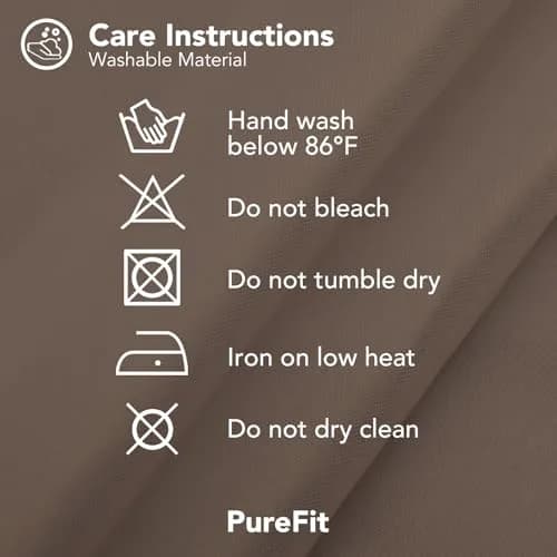 PureFit Outdoor Waterproof Curtains for Patio, Balcony, Porch - Camel, 200"W x 84"L (Set of 2) | UV & Fade Resistant thumbnail 7
