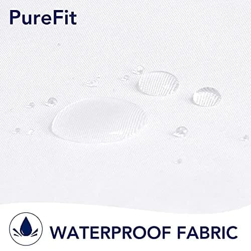 PureFit Waterproof Outdoor Curtains for Patio, 241cm x 254cm (100"W x 95"L) | UV Resistant, Fade Resistant, Privacy Enhancement thumbnail 2