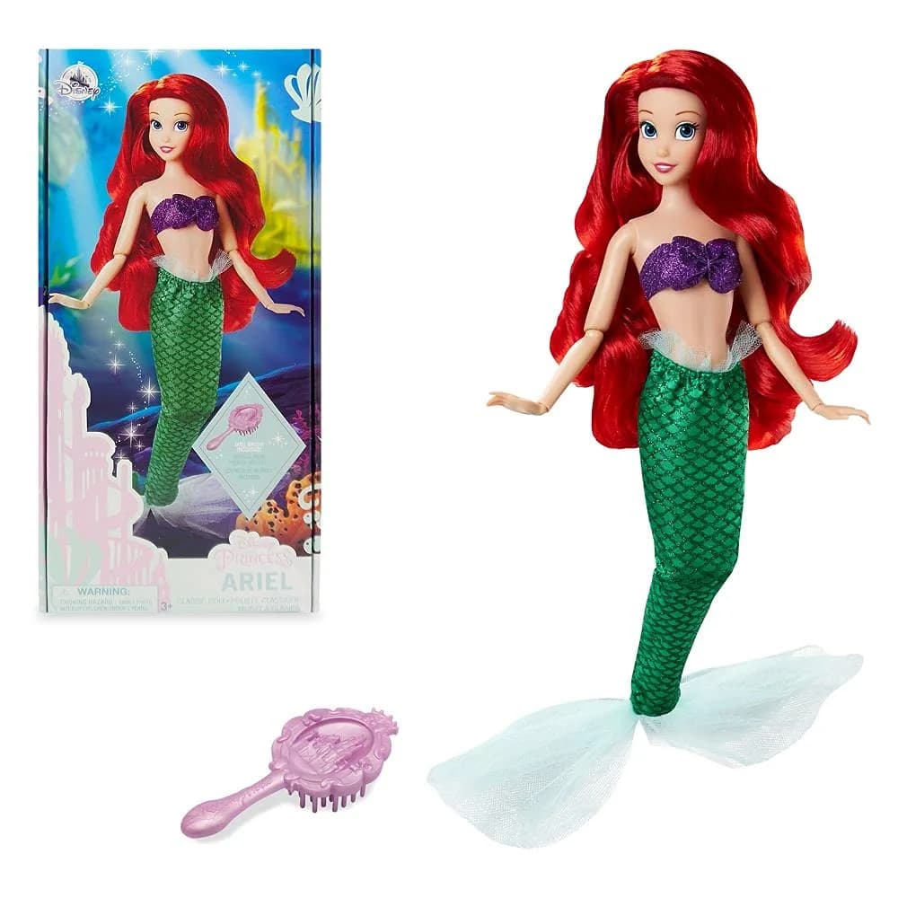 Disney Store Ariel Classic Doll 11.5 Inches (29.2 cm) | Inspired by The Little Mermaid