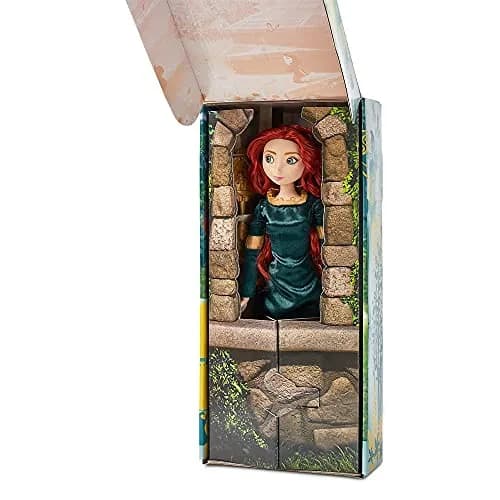 Disney Store Merida Classic Doll 11.5 Inches | Includes Brush, Fully Poseable Toy in Green Gown thumbnail 2