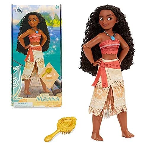 Disney Store Moana Classic Doll 11.5 Inches | Authentic Movie-Inspired Toy with Brush & Necklace thumbnail 1