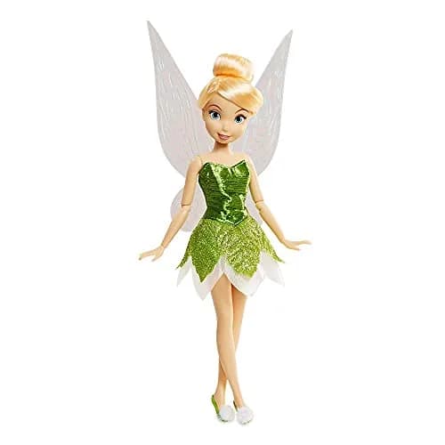 Disney Store Tinker Bell Classic Doll 11 Inches | Fully Posable Toy with Brush and Wings thumbnail 5