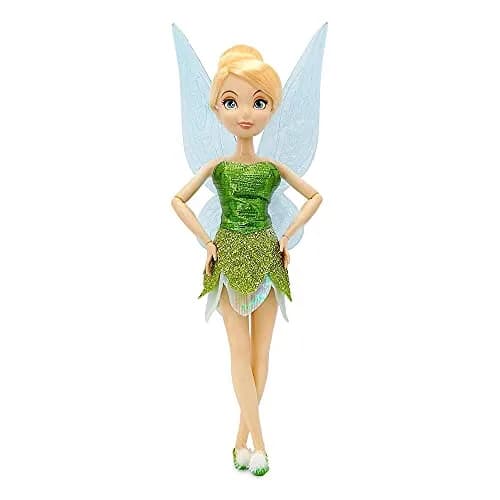 Disney Store Tinker Bell Classic Doll 11 Inches | Fully Posable Toy with Brush and Wings thumbnail 6
