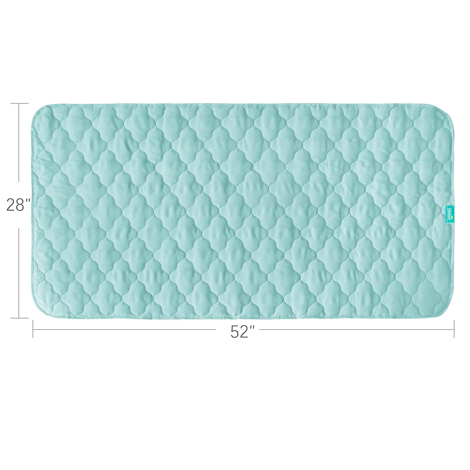 Biloban Waterproof Crib Mattress Protector 28"x52" (71cm x 132cm) | Breathable Quilted Pad for Safe Sleep thumbnail 4