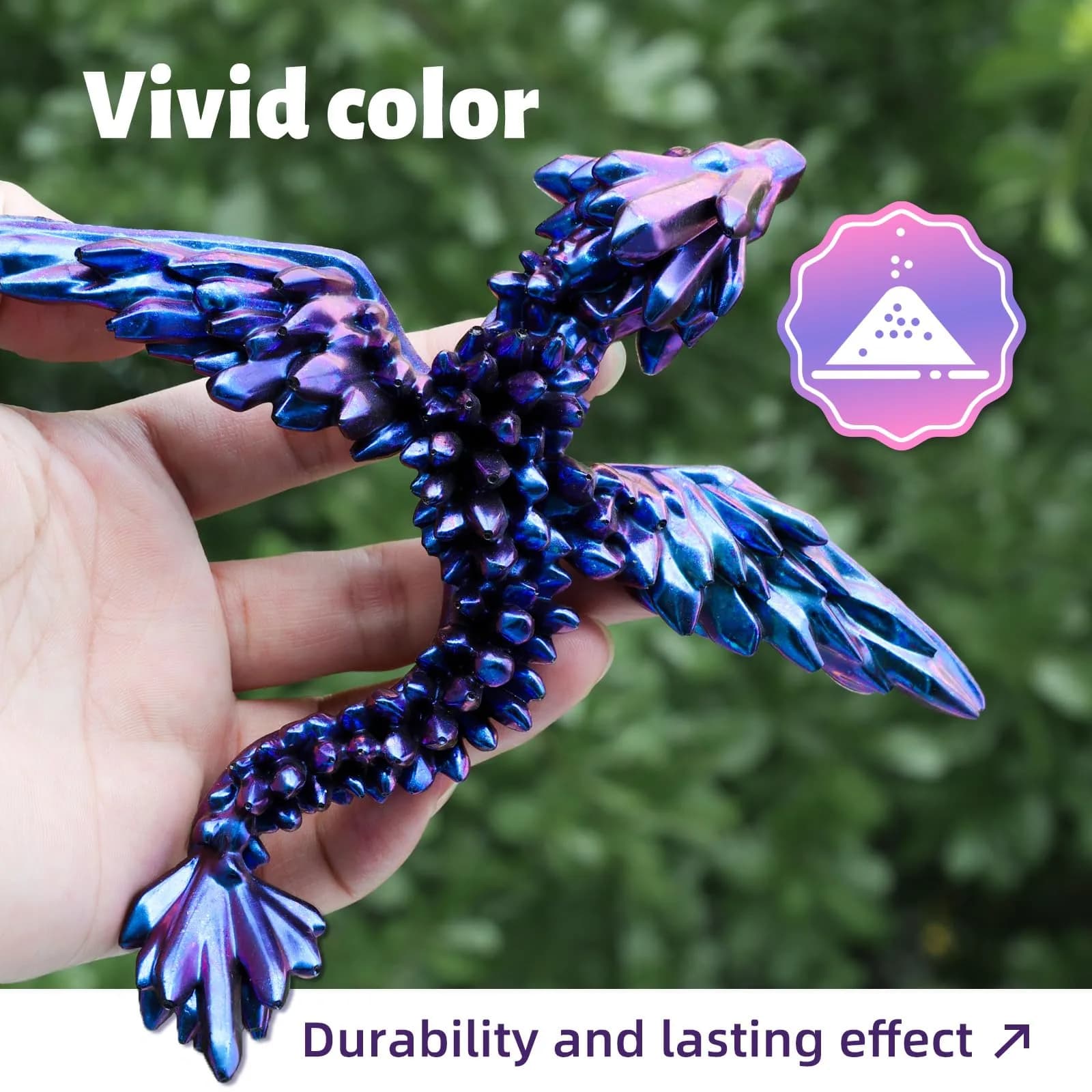 LET'S RESIN Chameleon Mica Powder 50g (1.7oz) | 10 Color Shift Pigment Set for Resin Crafts - view 3