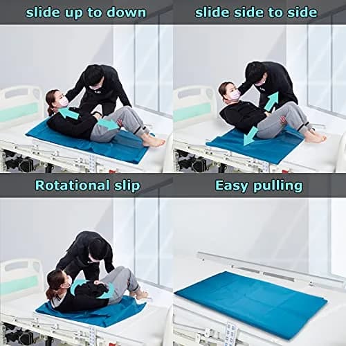 LOSCHEN Tubular Slide Sheet 72x120cm (28"x47") | Assists Elderly Transfer with Reduced Effort thumbnail 3