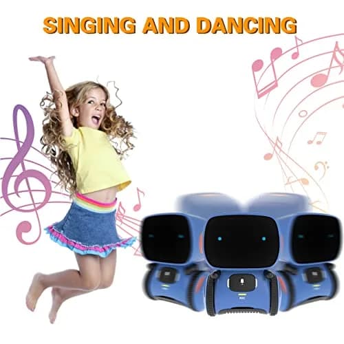 98K Kids Robot Toy for Girls and Boys | Touch & Voice Control, Dancing & Singing, ASTM F963 Certified, Blue thumbnail 5