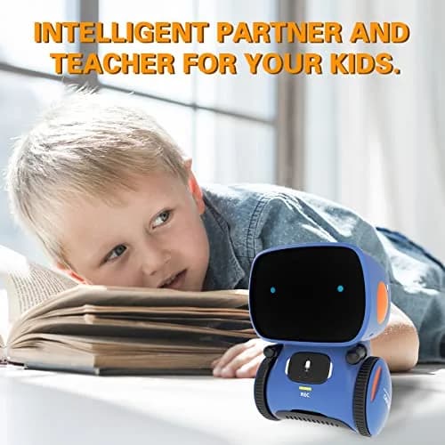 98K Kids Robot Toy for Girls and Boys | Touch & Voice Control, Dancing & Singing, ASTM F963 Certified, Blue thumbnail 7