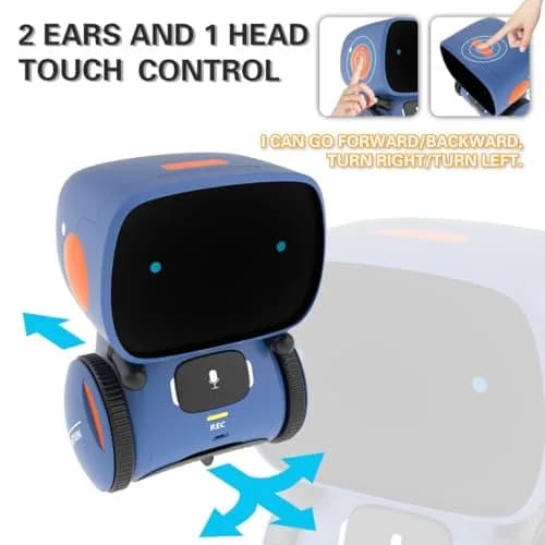98K Kids Robot Toy for Girls and Boys | Touch & Voice Control, Dancing & Singing, ASTM F963 Certified, Blue thumbnail 2
