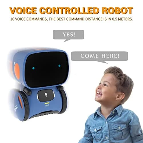 98K Kids Robot Toy for Girls and Boys | Touch & Voice Control, Dancing & Singing, ASTM F963 Certified, Blue thumbnail 3