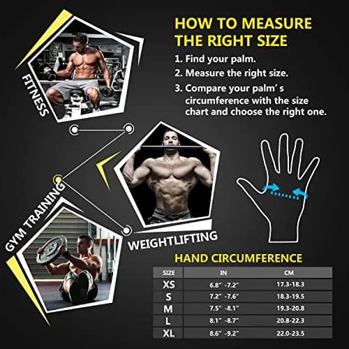 ihuan Ventilated Weight Lifting Gym Gloves with Wrist Support | Full Palm Protection for Men & Women thumbnail 7
