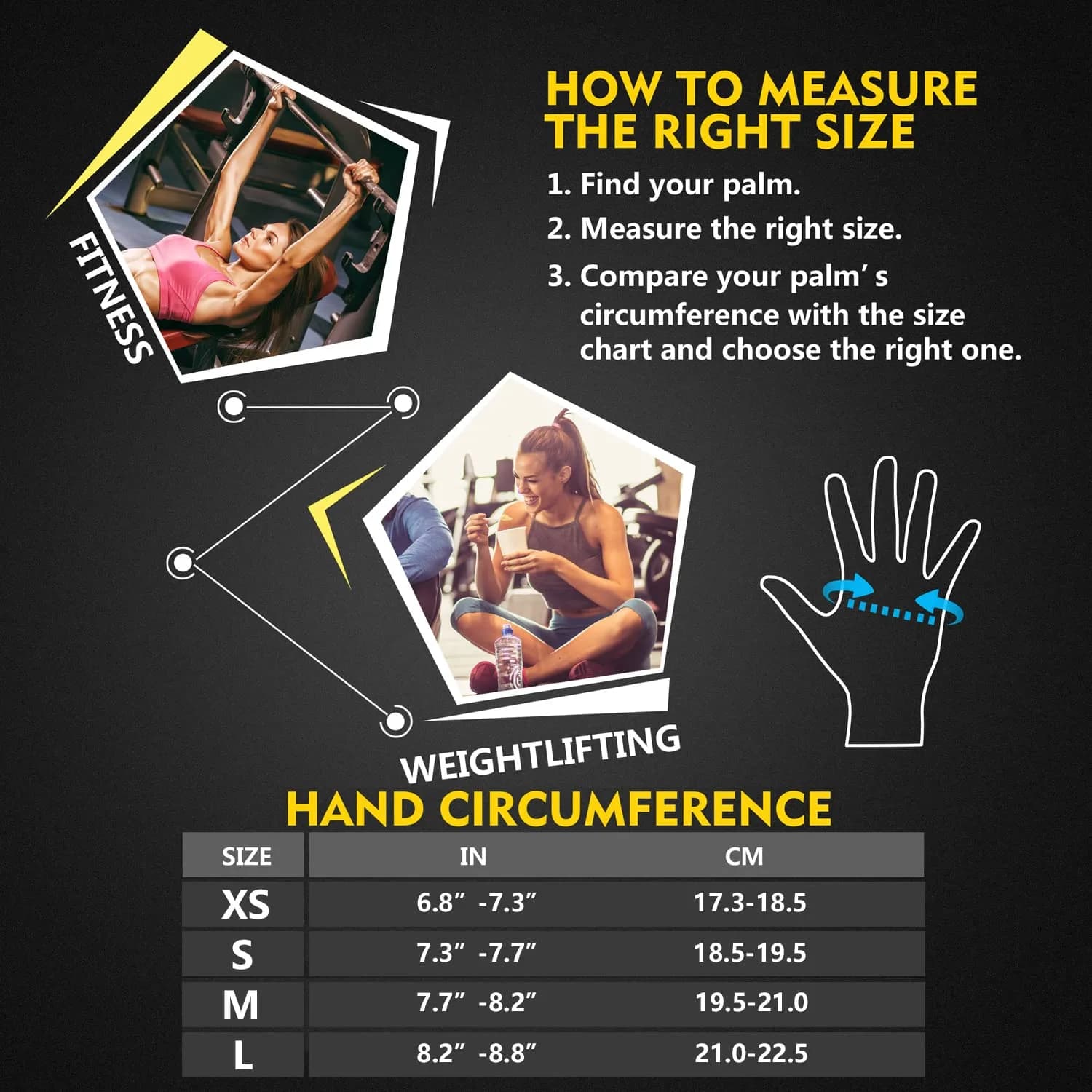 ihuan Ventilated Weight Lifting Gym Workout Gloves with Wrist Wrap Support for Men & Women, Full Palm Protection, for Weightlifting, Training, Fitness, Hanging, Pull ups thumbnail 7