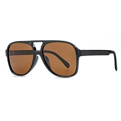 NIDOVIX Polarized Aviator Sunglasses for Men Women 58mm Lens Width | UV400 Protection thumbnail 1