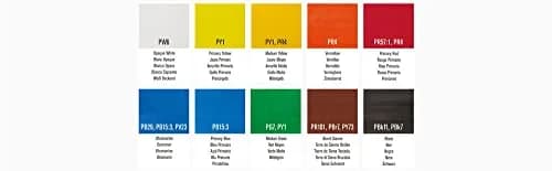 Winsor & Newton Designers Gouache Paint Set 12ml Tubes (10 Colors) | Vibrant Opaque Matte Finish thumbnail 2
