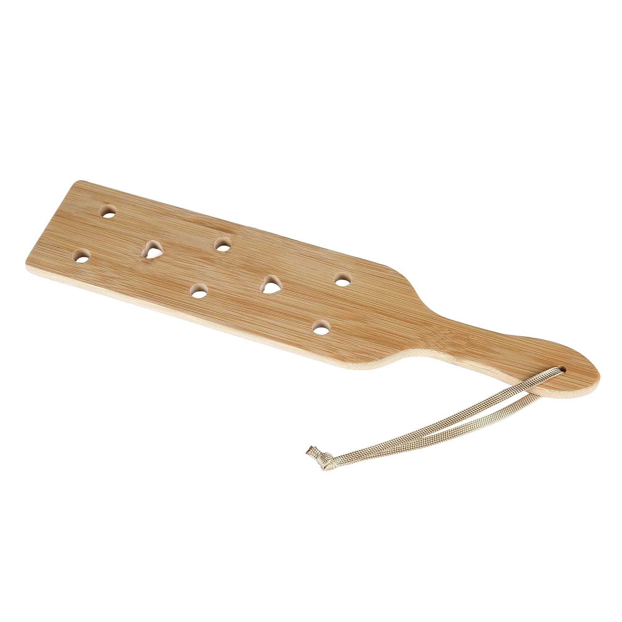DOMG Bamboo Wood Paddle with Airflow Holes, 13.3 Inch (33.7 cm) | Lightweight & Smooth Craft Wood - view 2