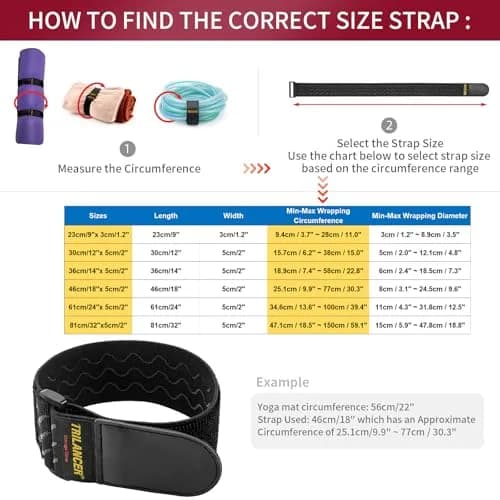 Trilancer Elastic Cinch Straps with Anti-Slip Strips, 12" (30cm) x 2" (5cm) | Multipurpose Hook & Loop Bundling Straps thumbnail 8