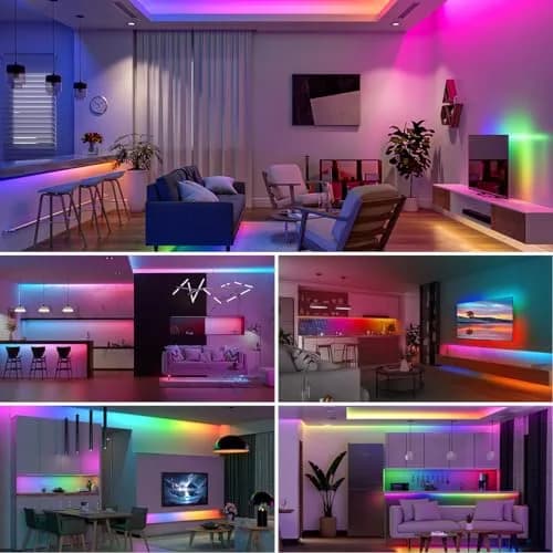 SEZO WS2812B ECO LED Strip Light 3.3FT 144LEDs/m Individually Addressable | Full Color RGB Dream Lighting thumbnail 6
