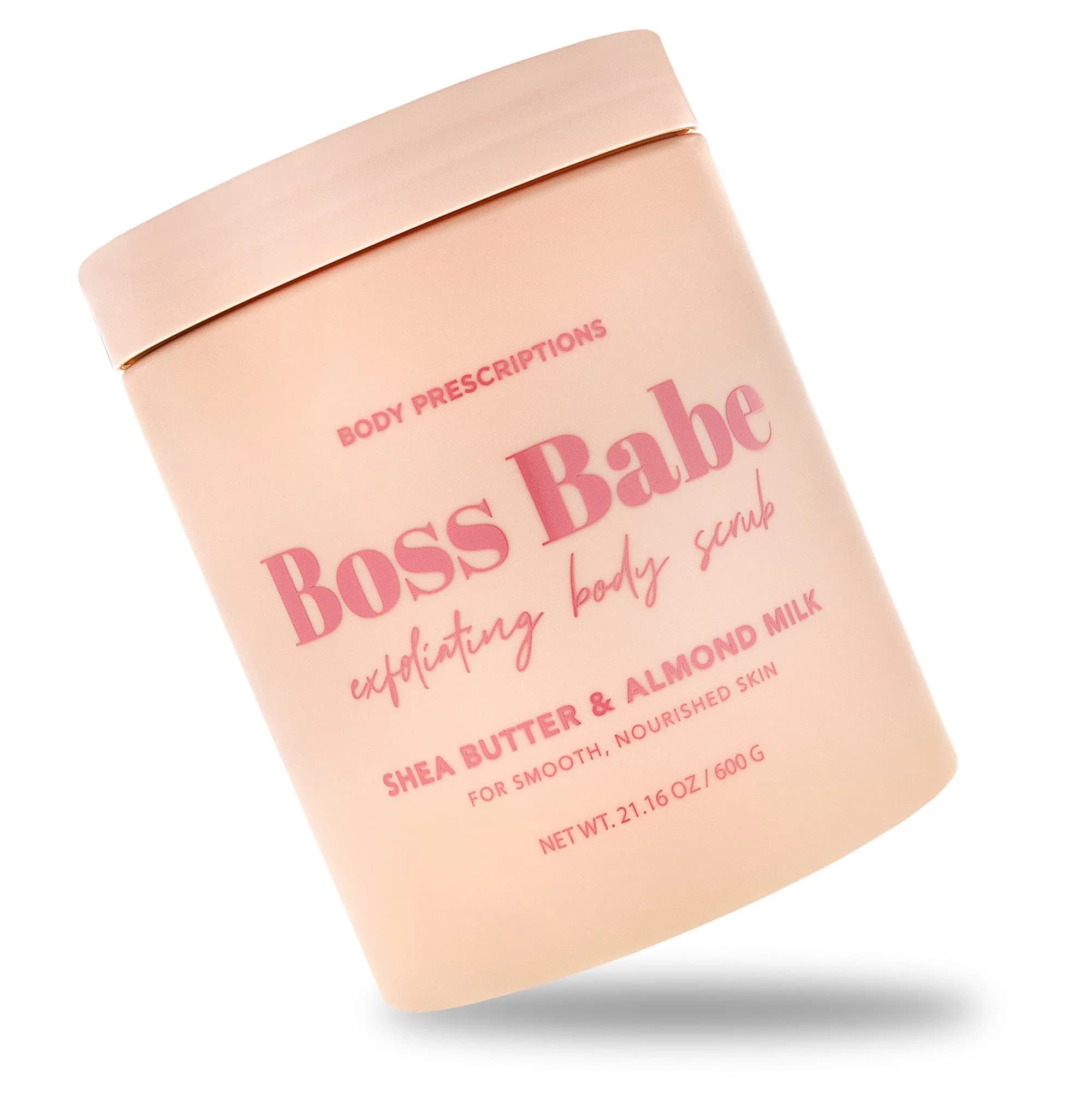 Body Prescriptions Shea Butter & Almond Milk Exfoliating Body Scrub 21.1 Oz | Nourishing & Smooth Skin