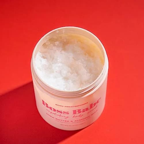 Body Prescriptions Shea Butter & Almond Milk Exfoliating Body Scrub 21.1 Oz | Nourishing & Smooth Skin thumbnail 3