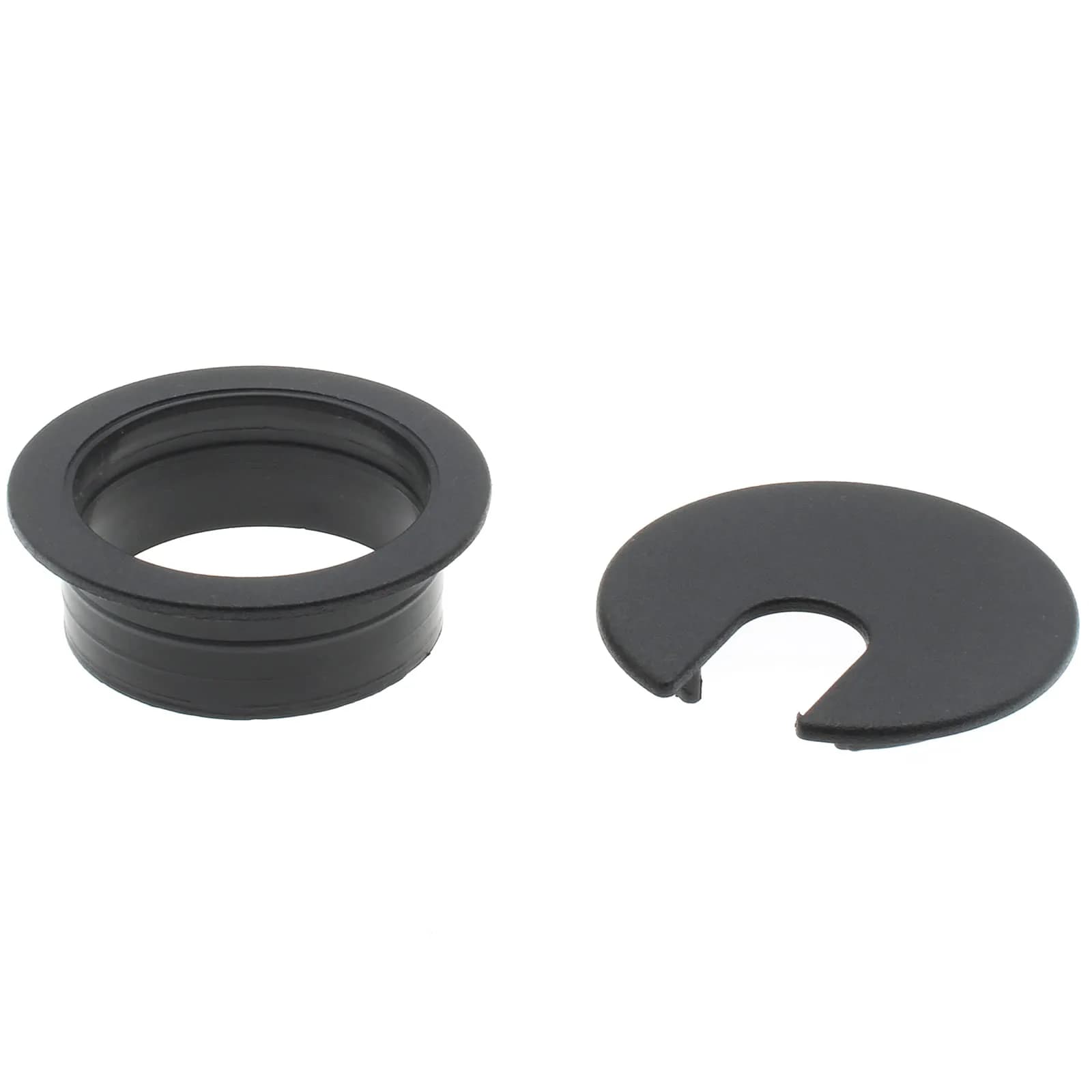 LBTODH Black 2 Pcs ABS Plastic Desk Grommet 38mm (1.5 Inch) | Cable Management Hole Cover for Desks - view 3