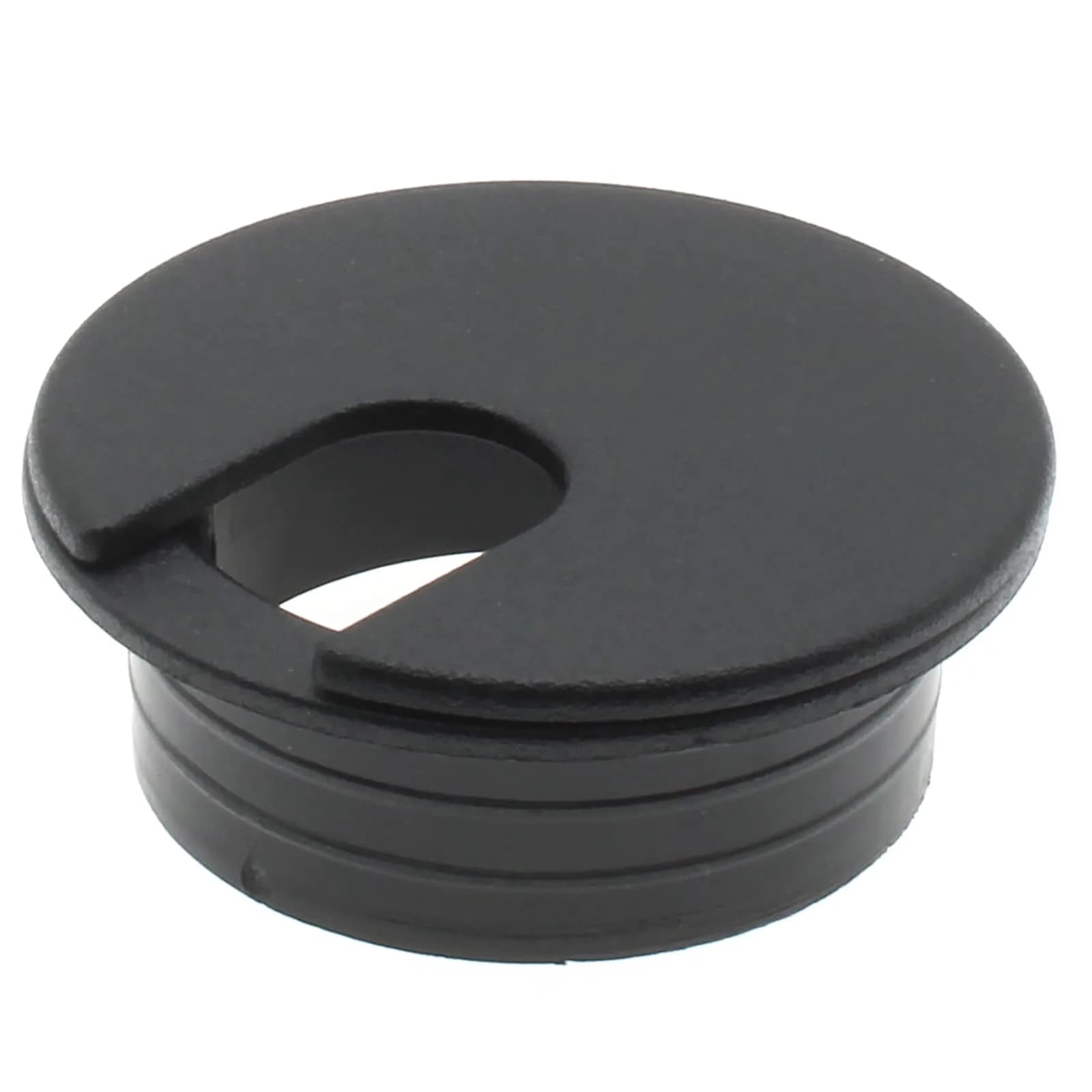 LBTODH Black 2 Pcs ABS Plastic Desk Grommet 38mm (1.5 Inch) | Cable Management Hole Cover for Desks - view 4