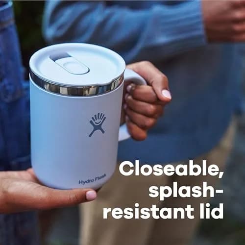 Hydro Flask Mug - Black 177ml (6 oz) | Vacuum Insulated Stainless Steel Travel Cup thumbnail 4