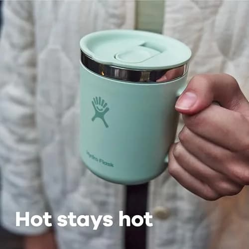 Hydro Flask Mug - Black 177ml (6 oz) | Vacuum Insulated Stainless Steel Travel Cup thumbnail 3