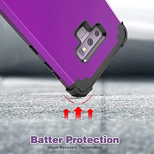 IDweel Heavy Duty Shockproof Case for Samsung Galaxy Note 9 (Navy Purple) | Dual Layer Protection with Raised Bezel thumbnail 7