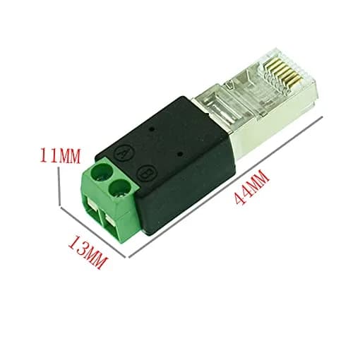 Taidacent RJ45 to RS485 Converter - Industrial Grade, Crystal Head, -40~85°C | Ethernet to RS485 Adapter thumbnail 4