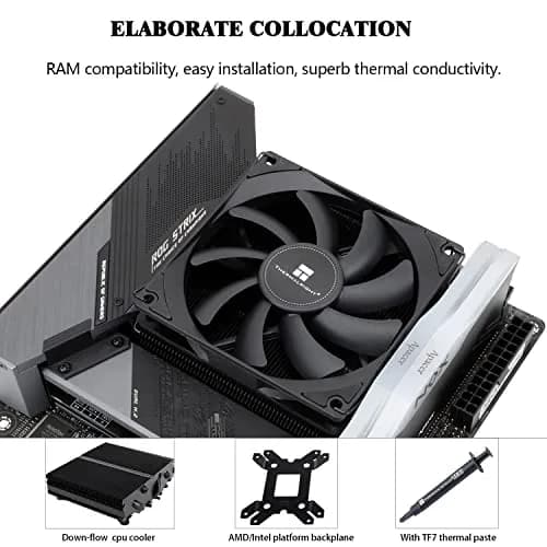 Thermalright AXP90-X47 Black Low Profile CPU Cooler 47mm Height | Compatible with AMD AM4 AM5/Intel LGA 1700/1200/115X thumbnail 4