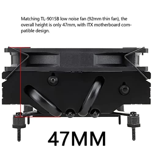 Thermalright AXP90-X47 Black Low Profile CPU Cooler 47mm Height | Compatible with AMD AM4 AM5/Intel LGA 1700/1200/115X thumbnail 3