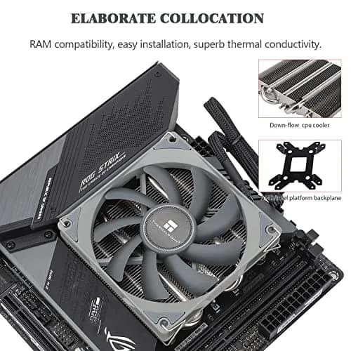 Thermalright AXP90 X36 Low Profile ITX CPU Cooler 36mm Height | Compatible with AMD AM4 AM5 Intel LGA1700 1200 115X thumbnail 4