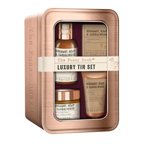 Baylis & Harding Fuzzy Duck Grooming Tin Gift Set for Men | 100ml (3.3 Fl Oz) Hair & Body Wash, 50ml (1.6 Fl Oz) Aftershave Balm, 30ml (1 Fl Oz) Face Wash & 25g Soap thumbnail 8