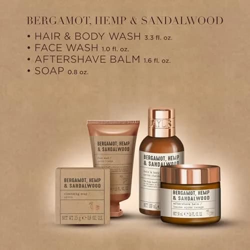 Baylis & Harding Fuzzy Duck Grooming Tin Gift Set for Men | 100ml (3.3 Fl Oz) Hair & Body Wash, 50ml (1.6 Fl Oz) Aftershave Balm, 30ml (1 Fl Oz) Face Wash & 25g Soap thumbnail 3