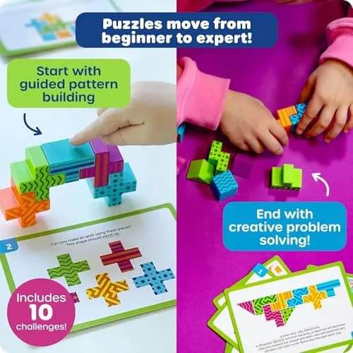 Learning Resources STEM Explorers Brainometry 3D Puzzle Game 299g (0.65lb) | Educational STEM Toy for Kids 5+ thumbnail 4