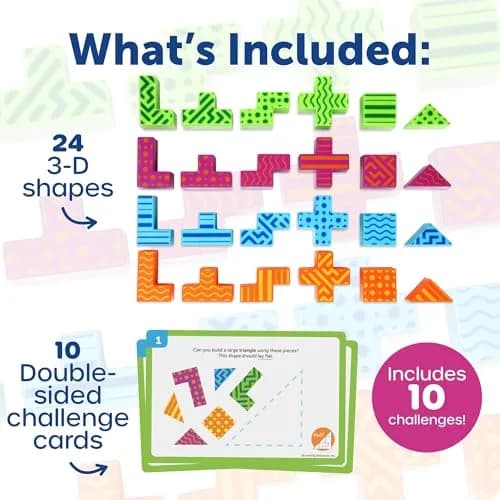 Learning Resources STEM Explorers Brainometry 3D Puzzle Game 299g (0.65lb) | Educational STEM Toy for Kids 5+ thumbnail 6